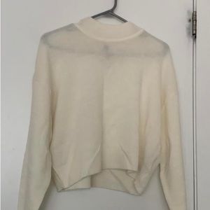 Slightly Cropped White H&M Top